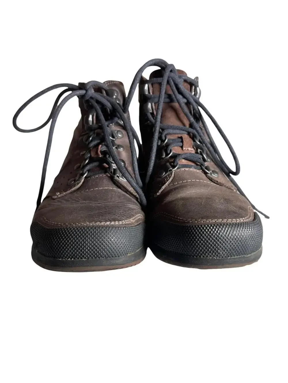 Sorel Men’s Ankeny Mid Waterproof Leather Hiker Boots Brown Black Size 7